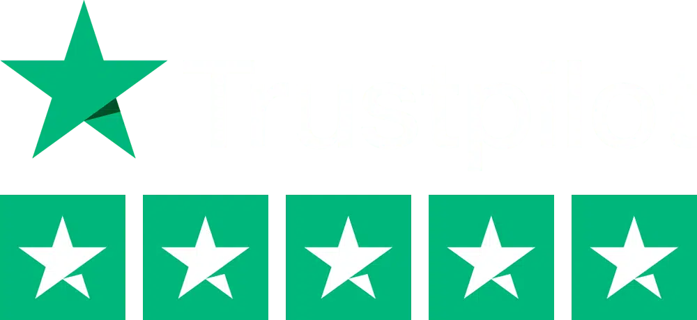 Logo de Trustpilot en Blanco
